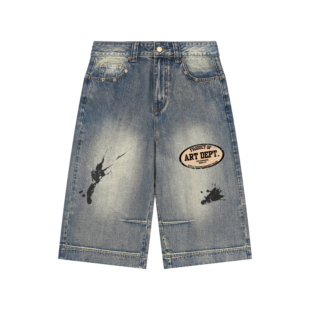 Vintage Denim Shorts Art dept.