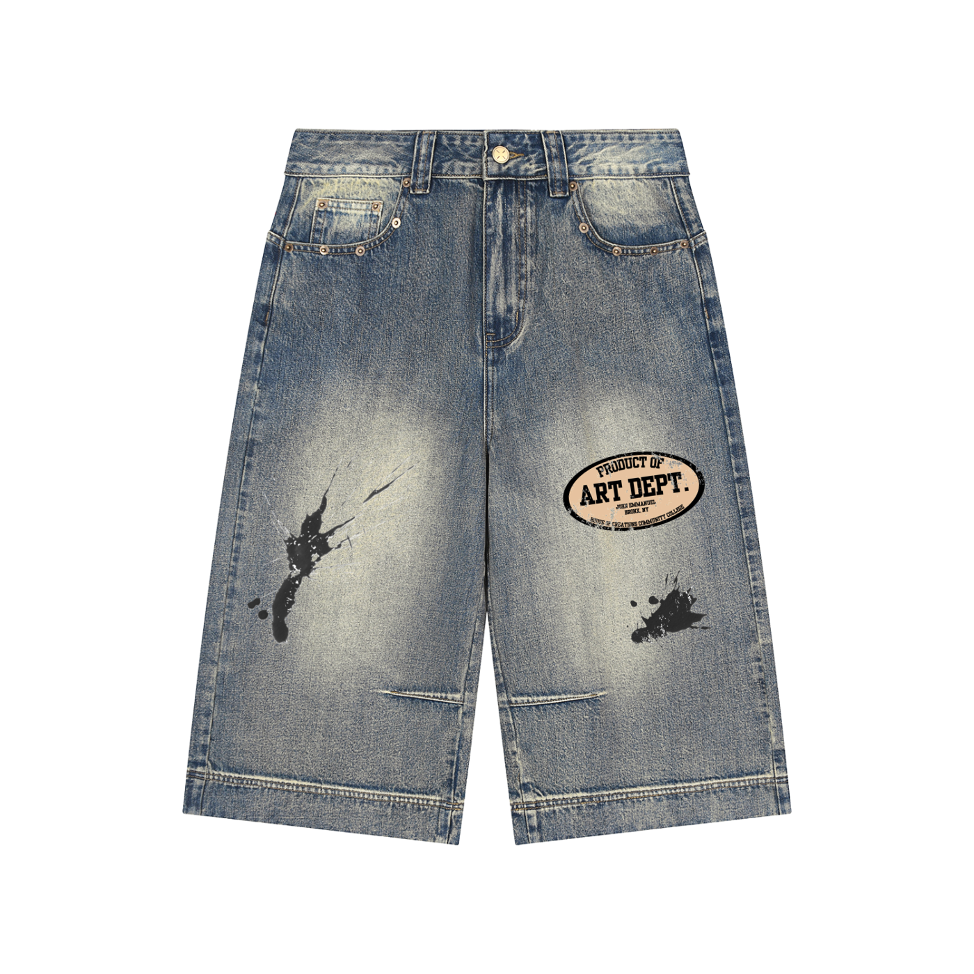 Vintage Denim Shorts Art dept.