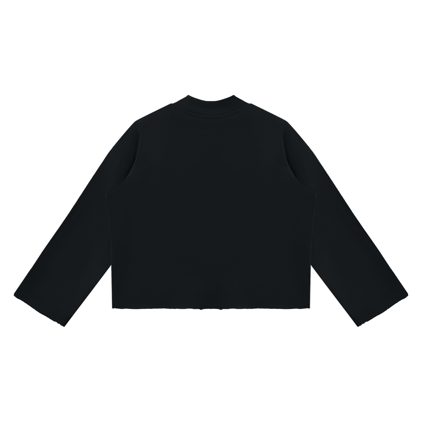 Standing with out permission Raw Edge Boxy Sweatshirt