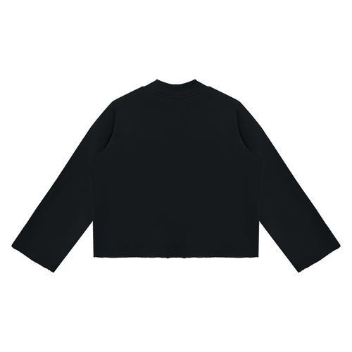Standing with out permission Raw Edge Boxy Sweatshirt